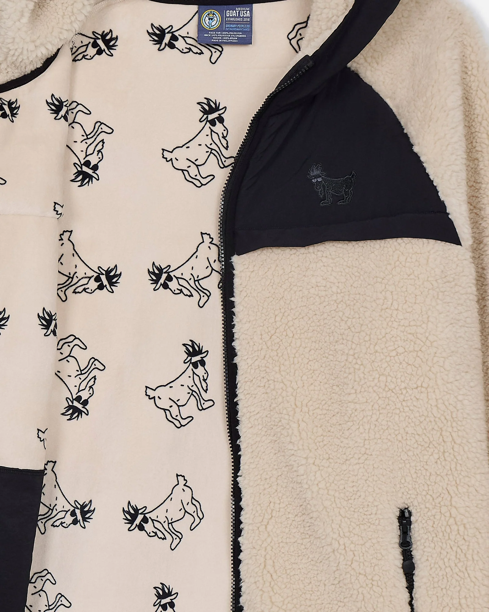 Zip-Up Hooded Sherpa