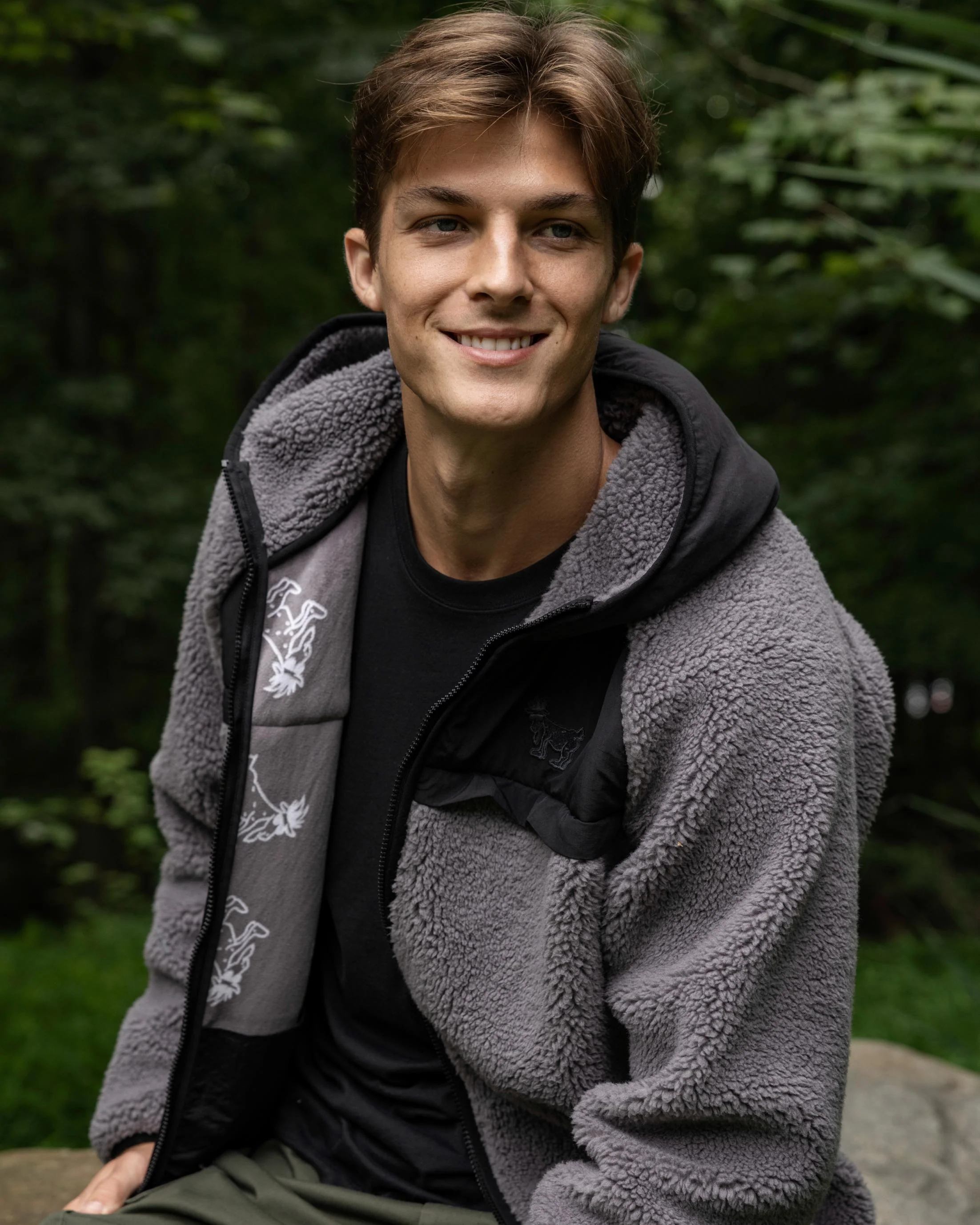 Zip-Up Hooded Sherpa