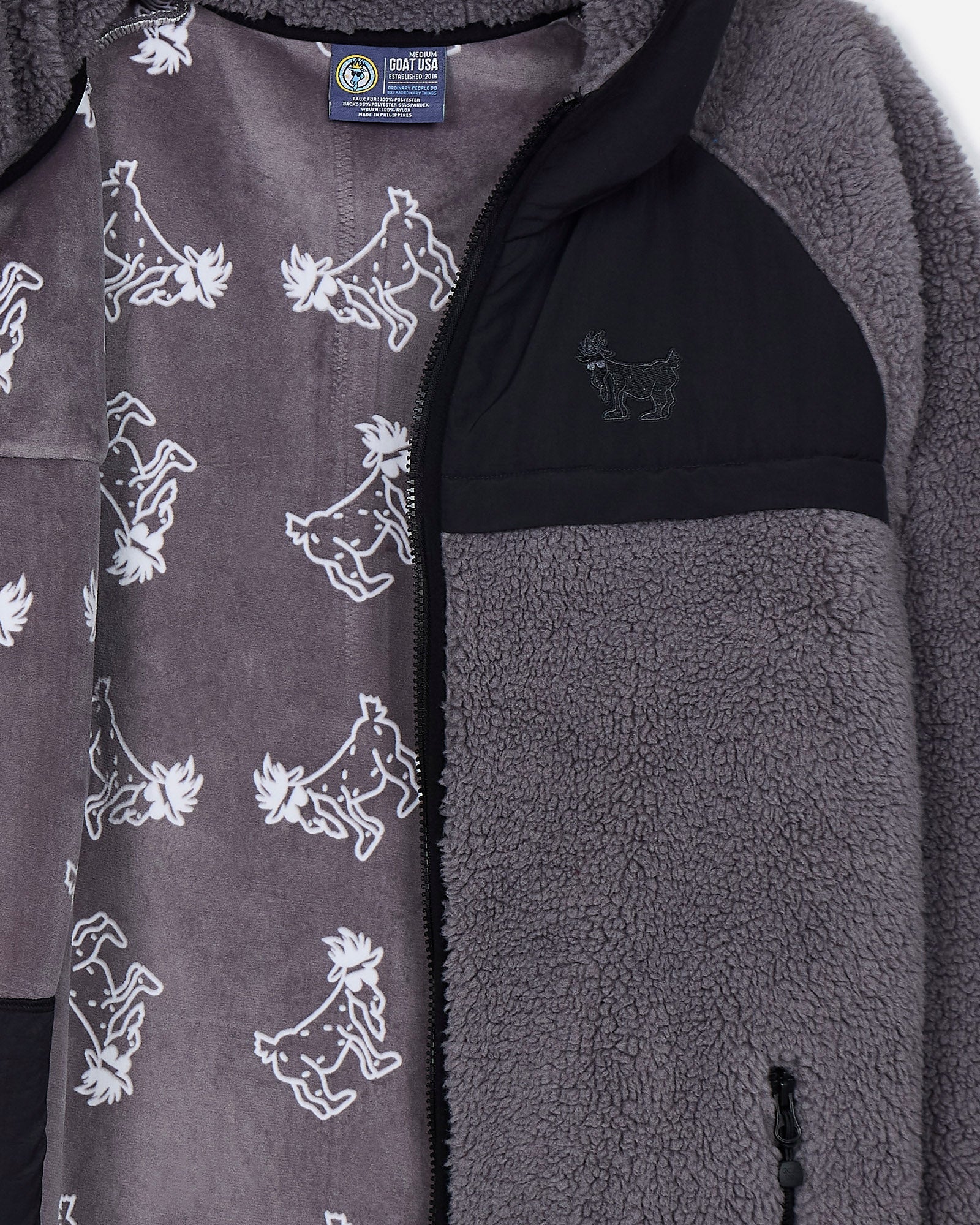 Zip-Up Hooded Sherpa