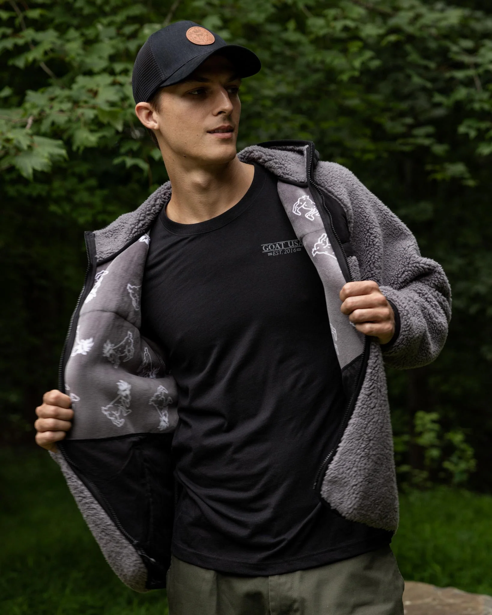 Zip-Up Hooded Sherpa