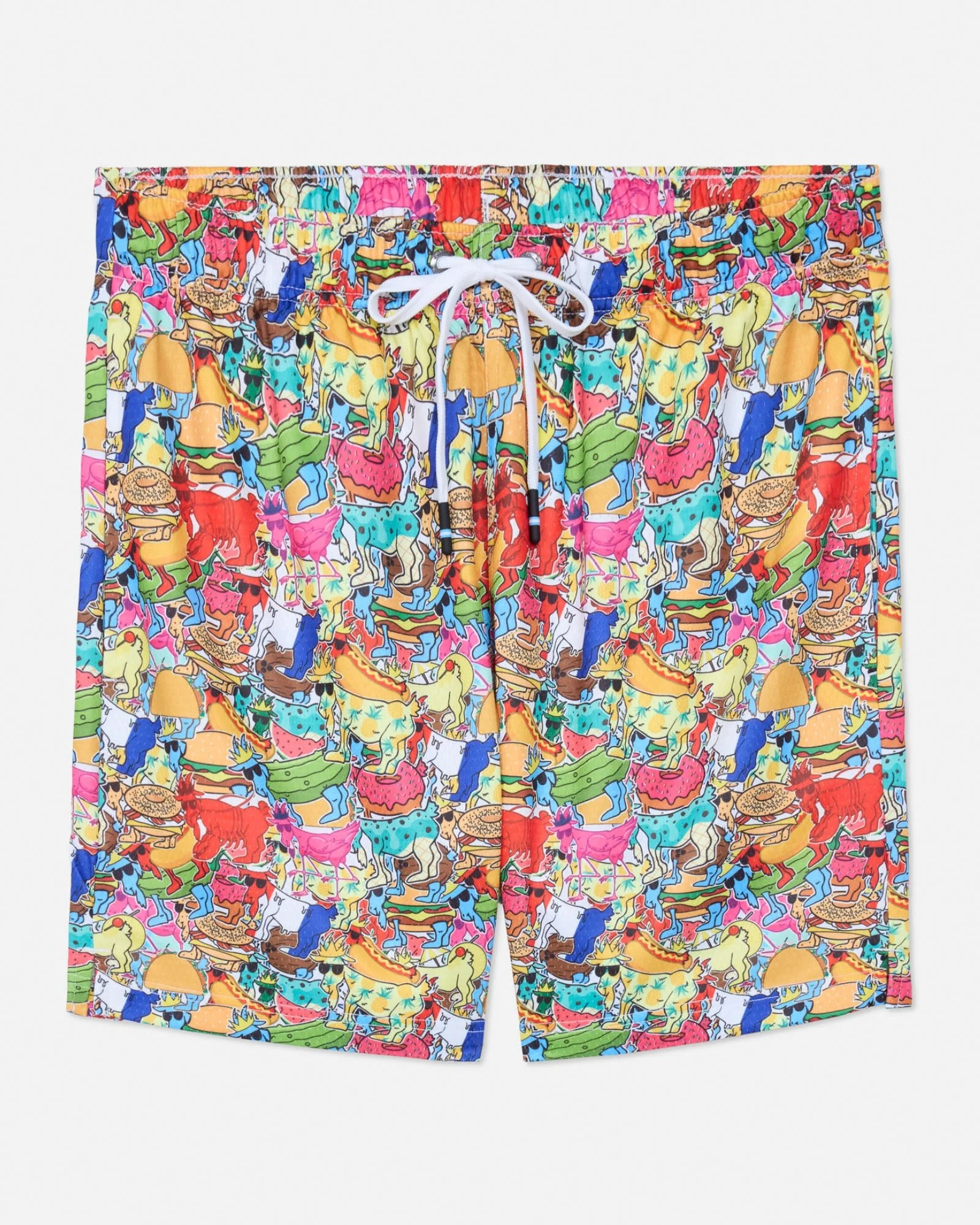 Kids' Sticker AOP Mesh Shorts