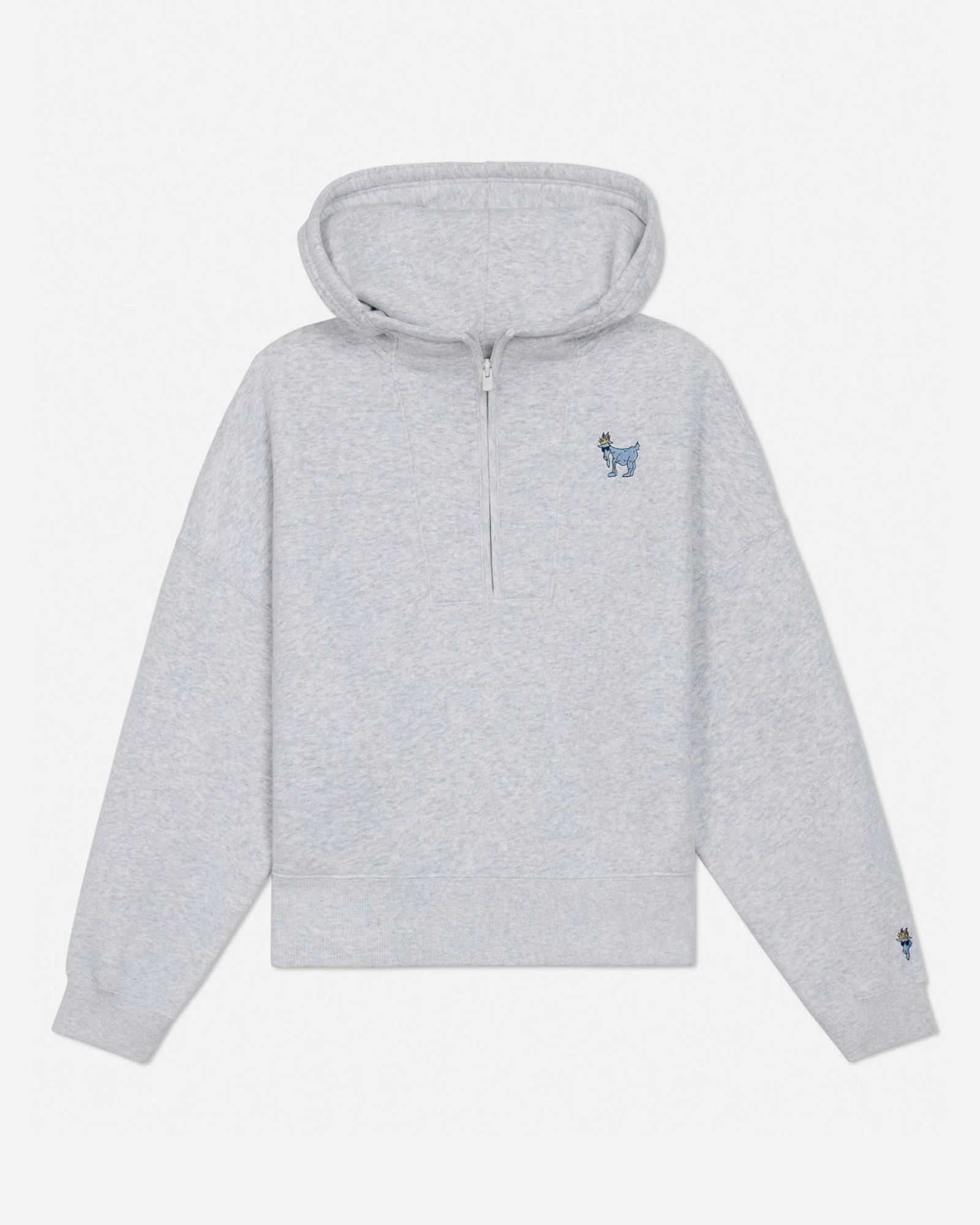Women's Half-Zip Hooded Sweatshirt