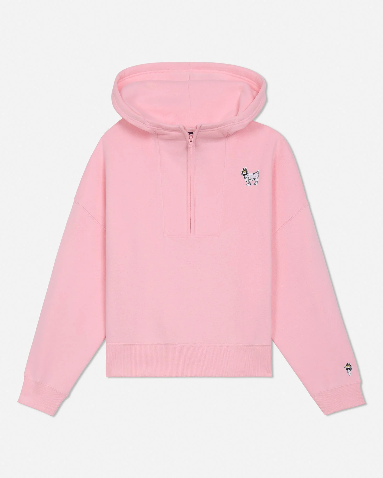 Women's Half-Zip Hooded Sweatshirt