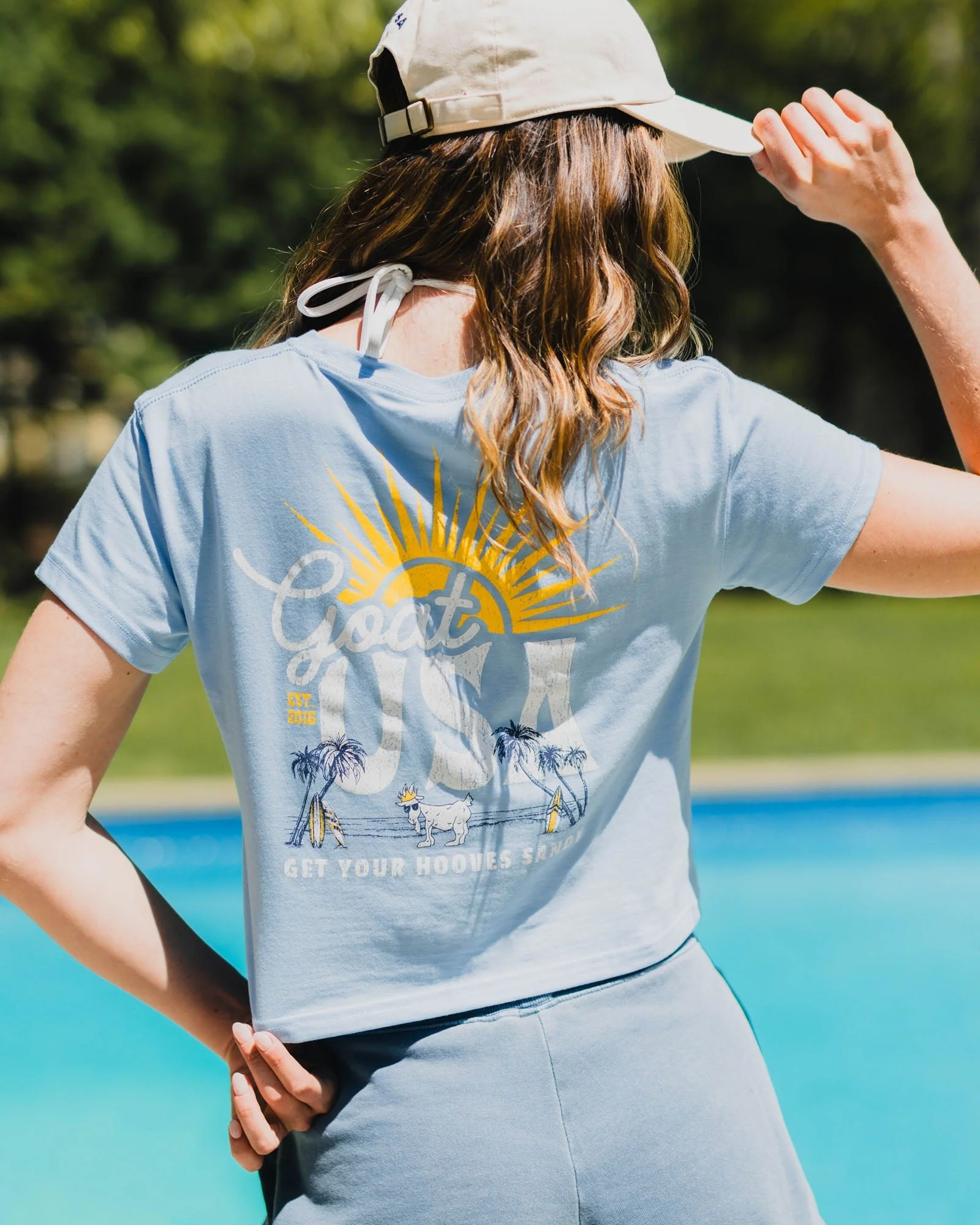 Women's Sandy Hooves Crop Top