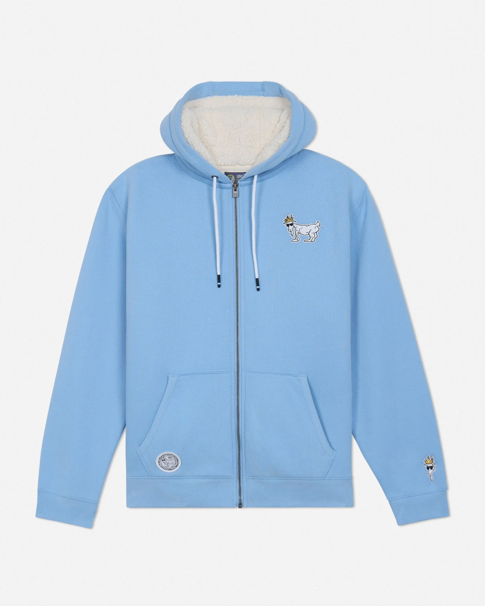 Sherpa-Lined Full-Zip Hooded Sweatshirt