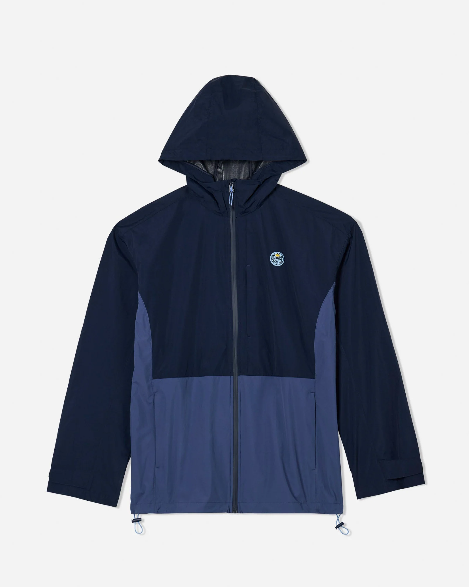 Men's Two-Tone Zip-Up Windbreaker