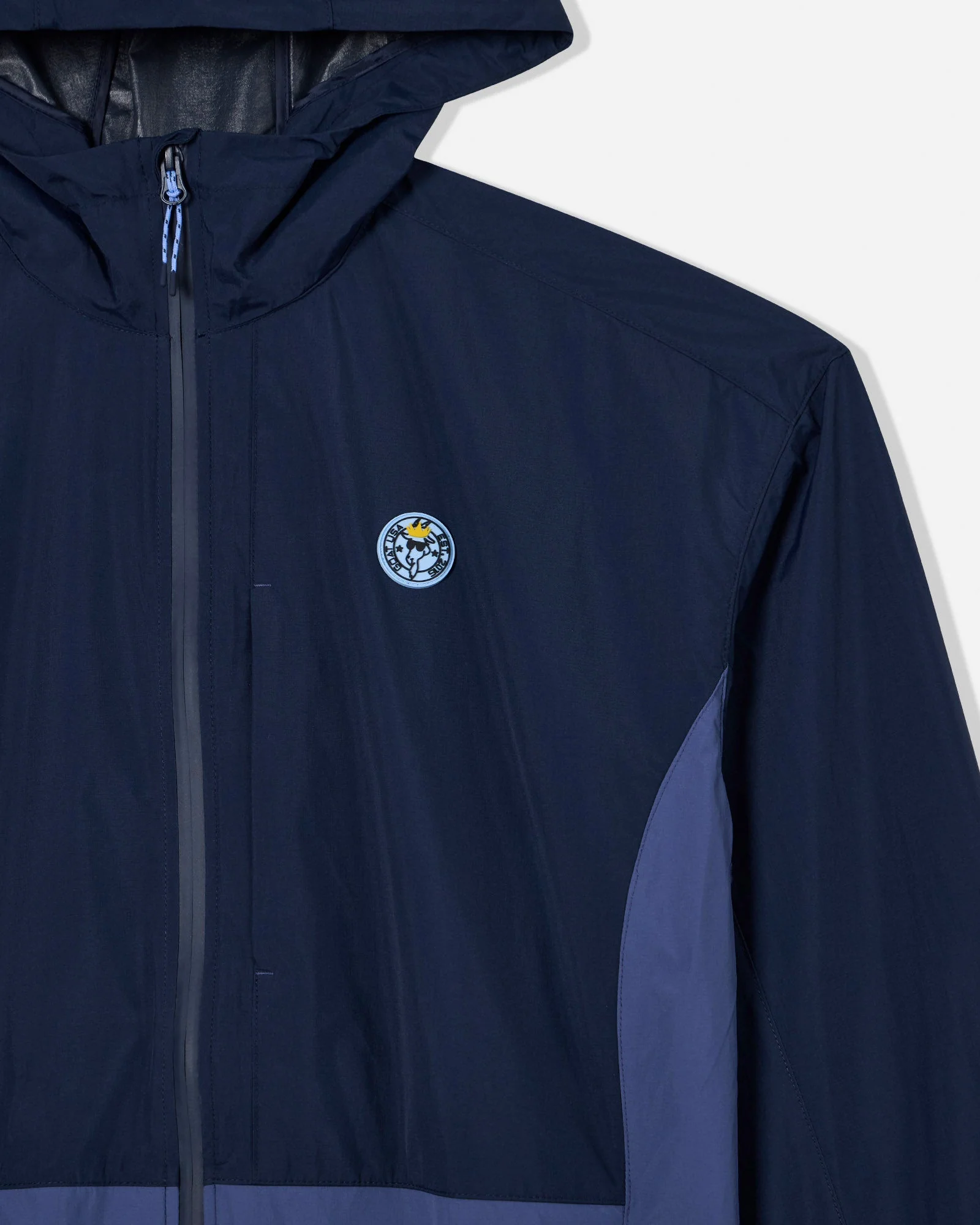 Men's Two-Tone Zip-Up Windbreaker