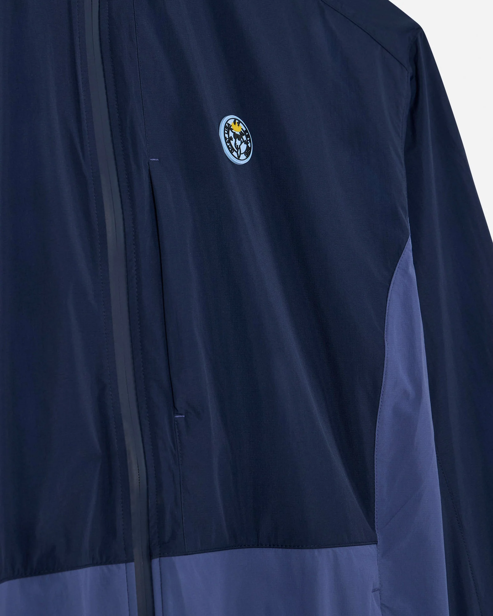 Men's Two-Tone Zip-Up Windbreaker