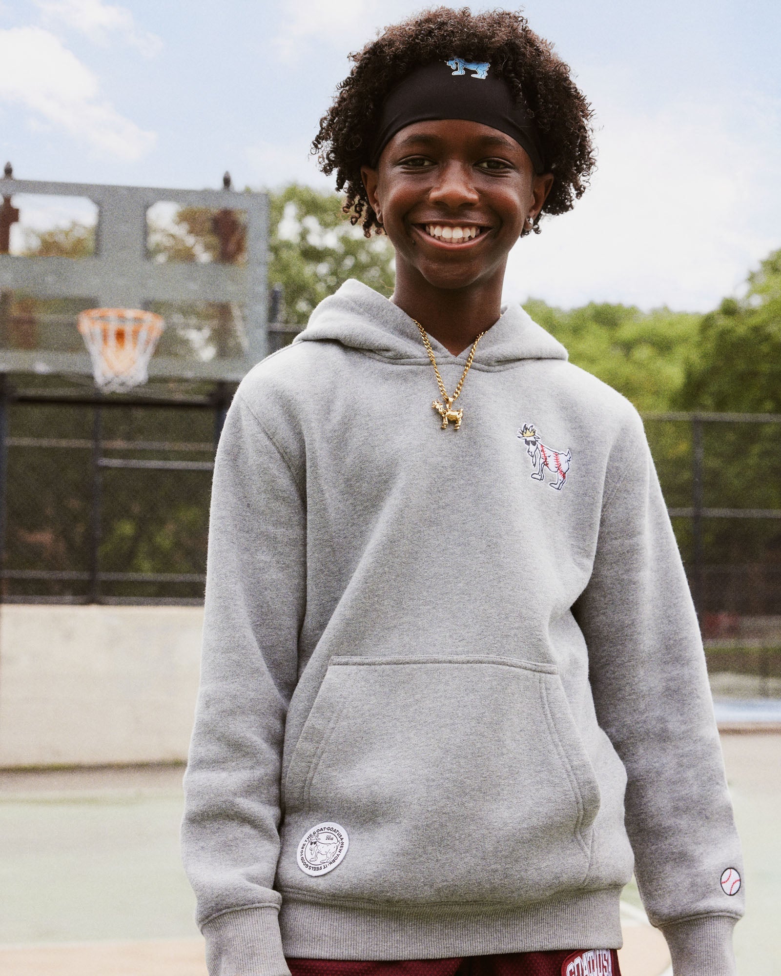 Baseball Hooded Sweatshirt