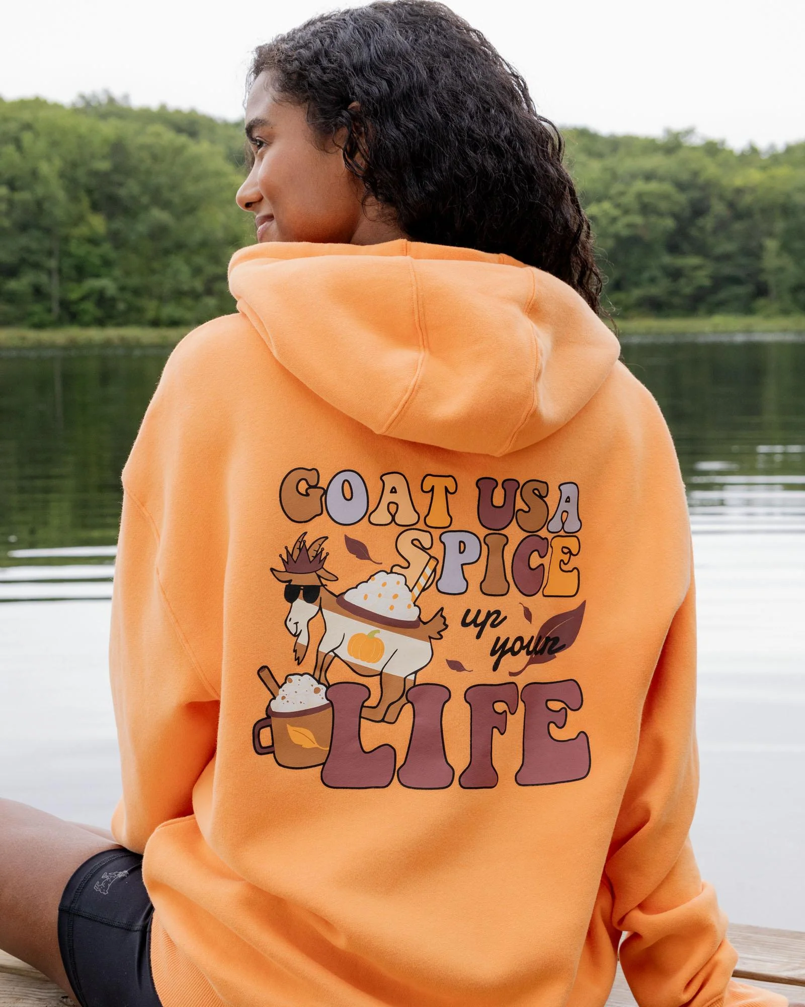 Kids' Pumpkin Spice Latte Hooded Sweatshirt