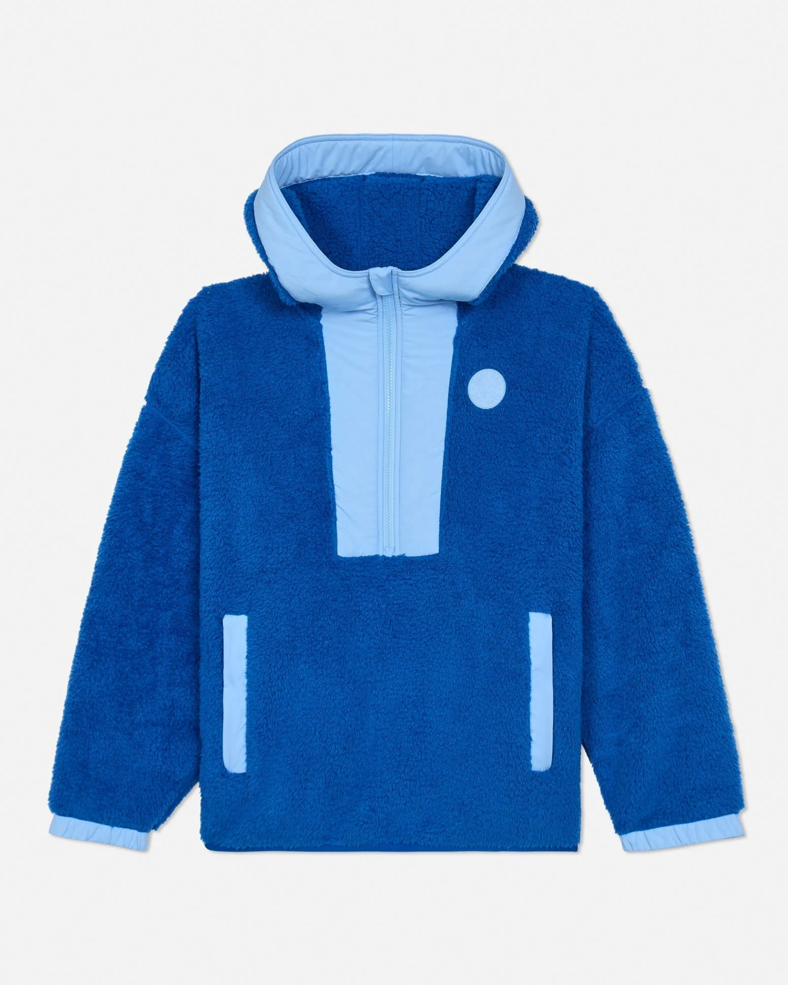 Girls' Patch Hooded Sherpa