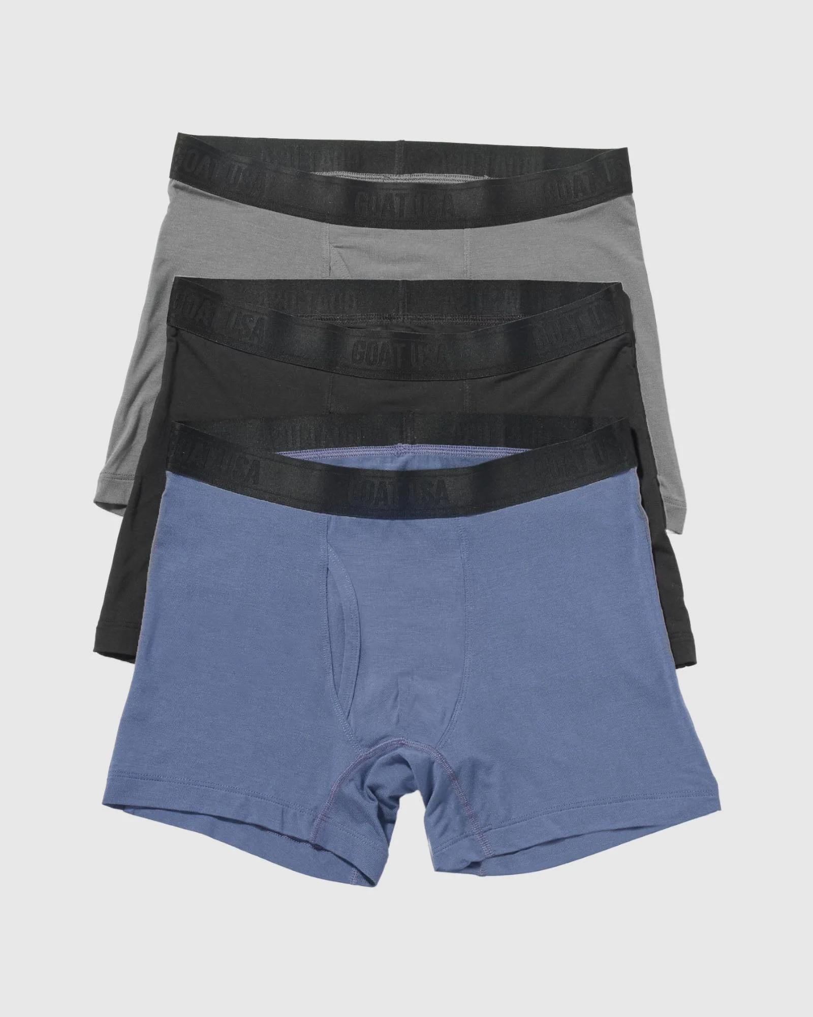 Solid Boxer Briefs (3x)