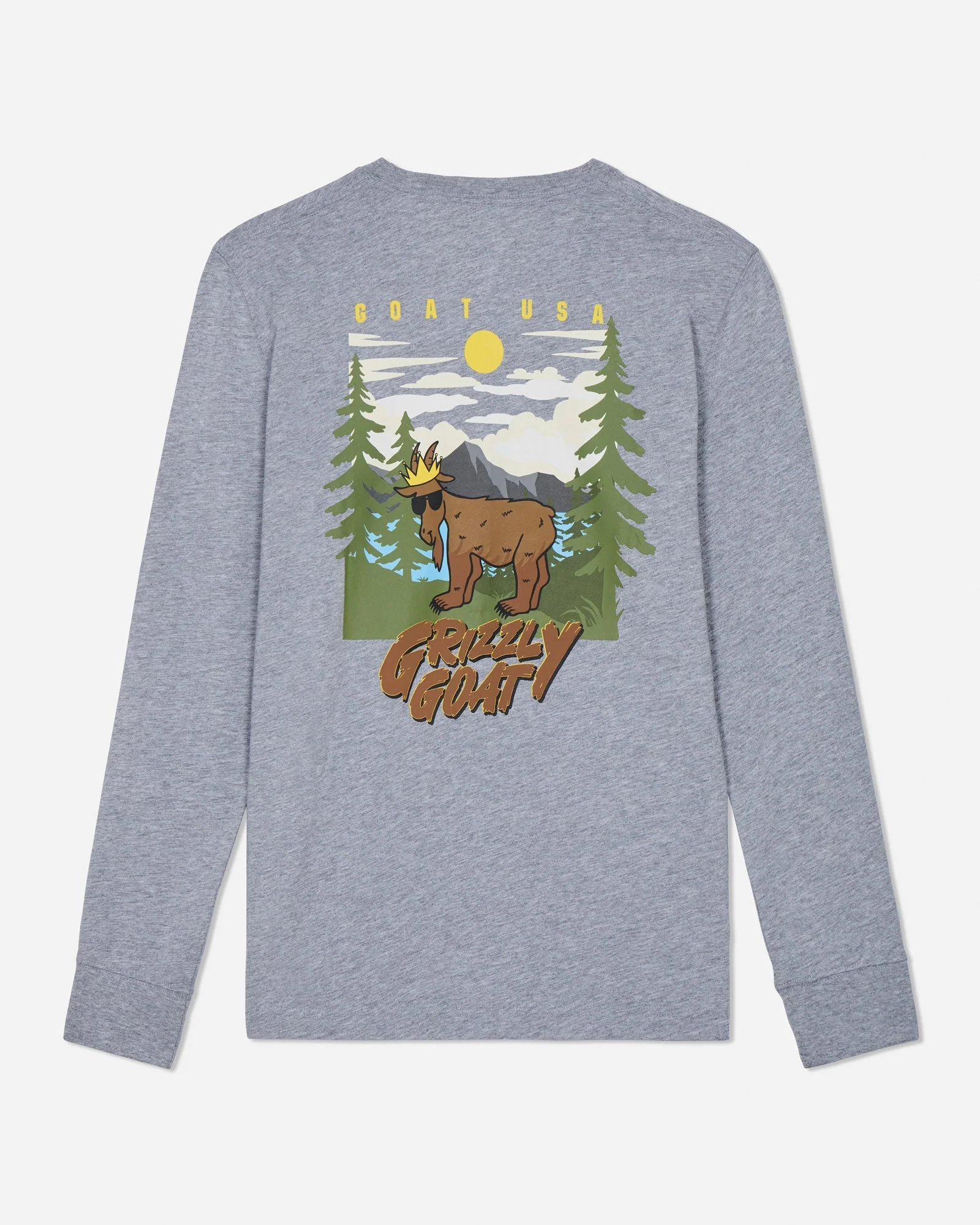 Kids' Grizzly GOAT Long Sleeve T-Shirt