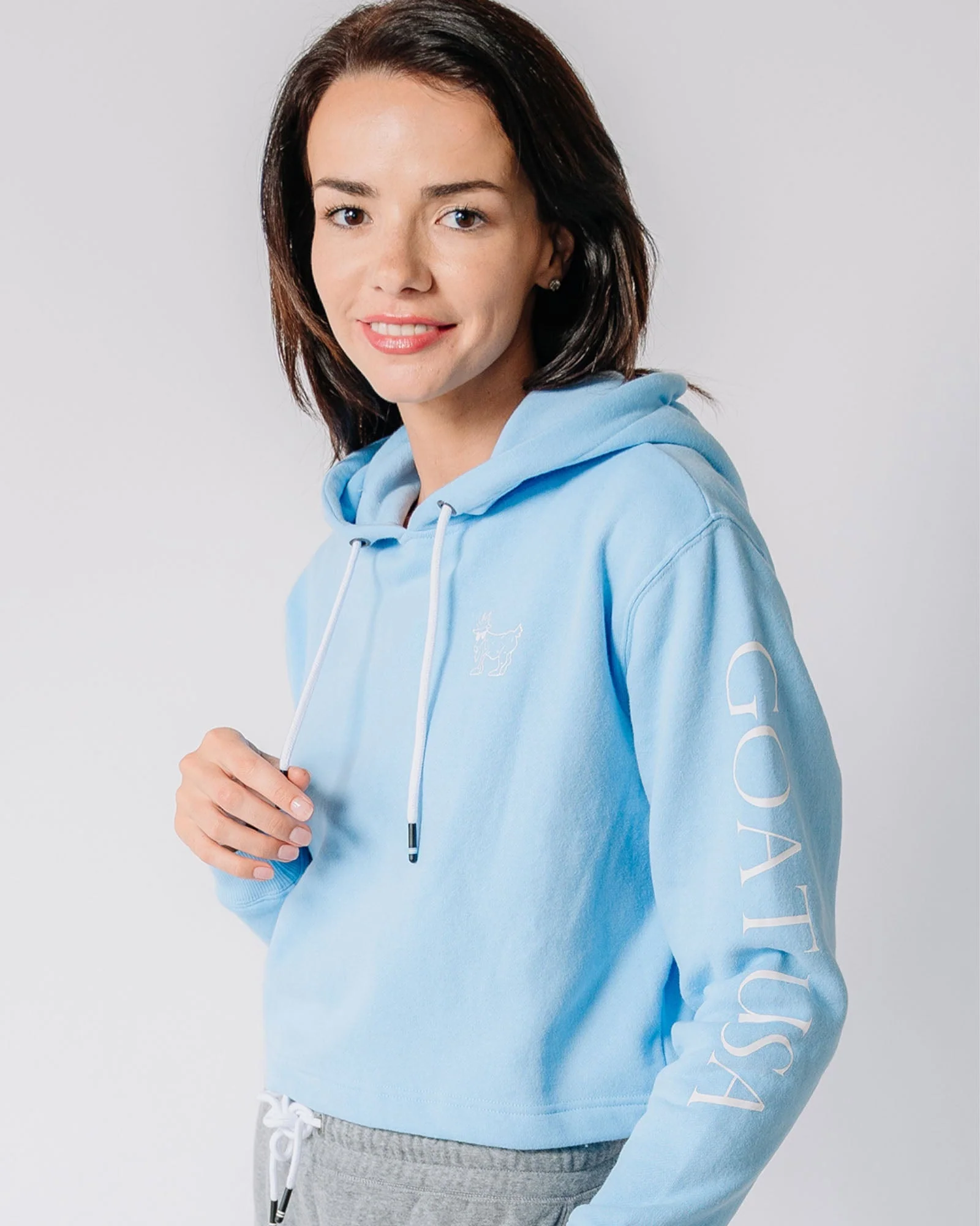 Girls' OG Cropped Hooded Sweatshirt
