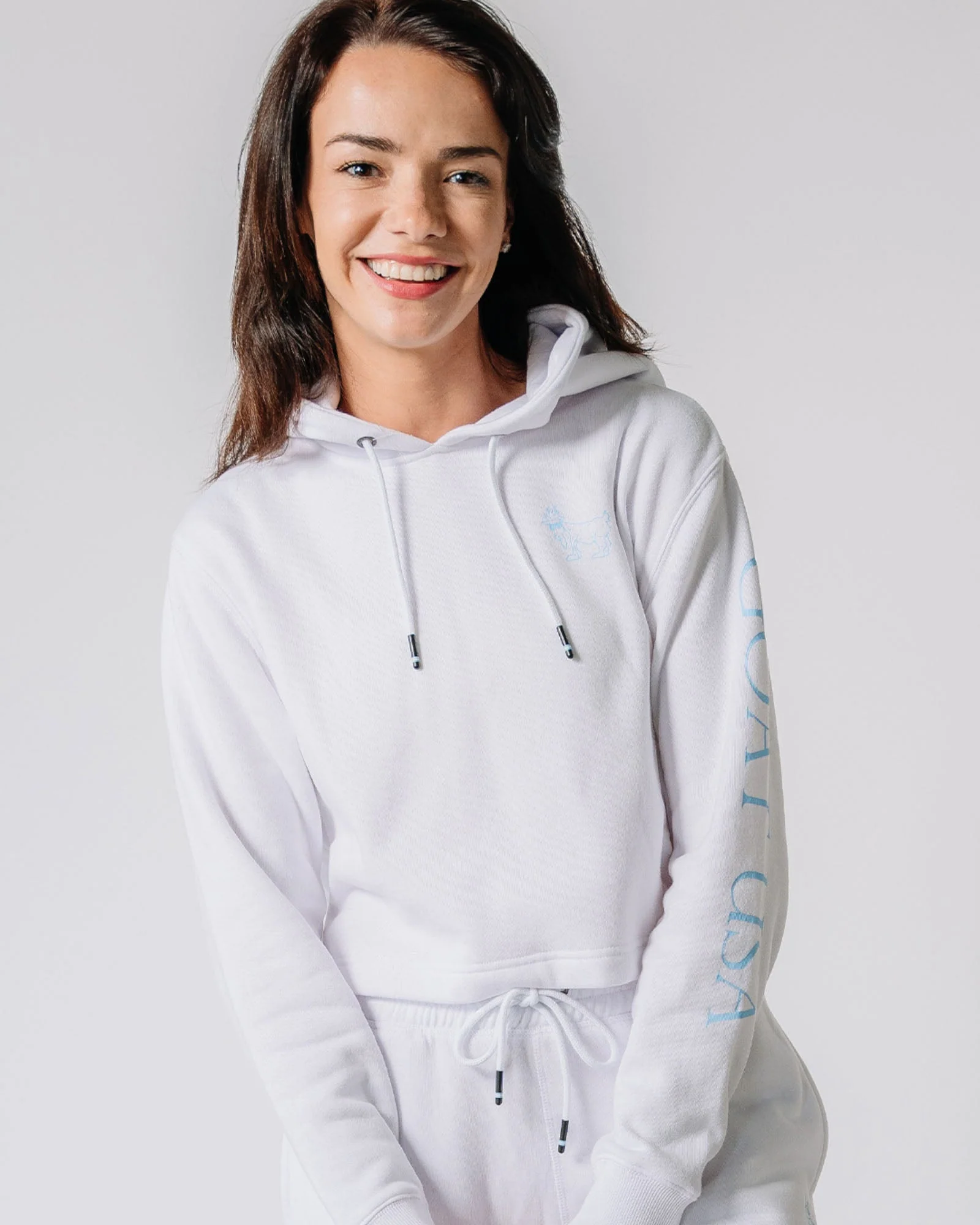 Girls' OG Cropped Hooded Sweatshirt