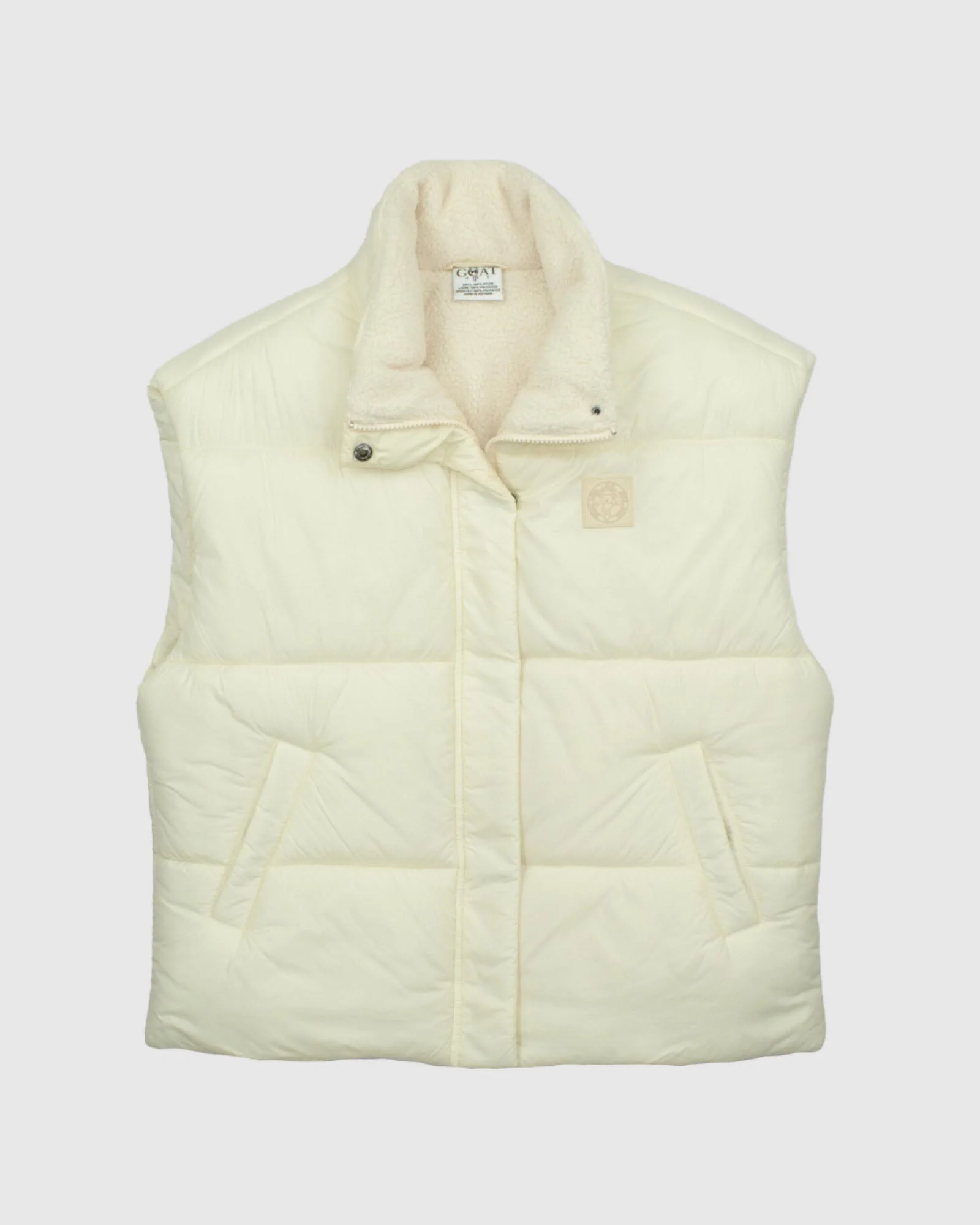 Girls' Puffer Fleece Vest