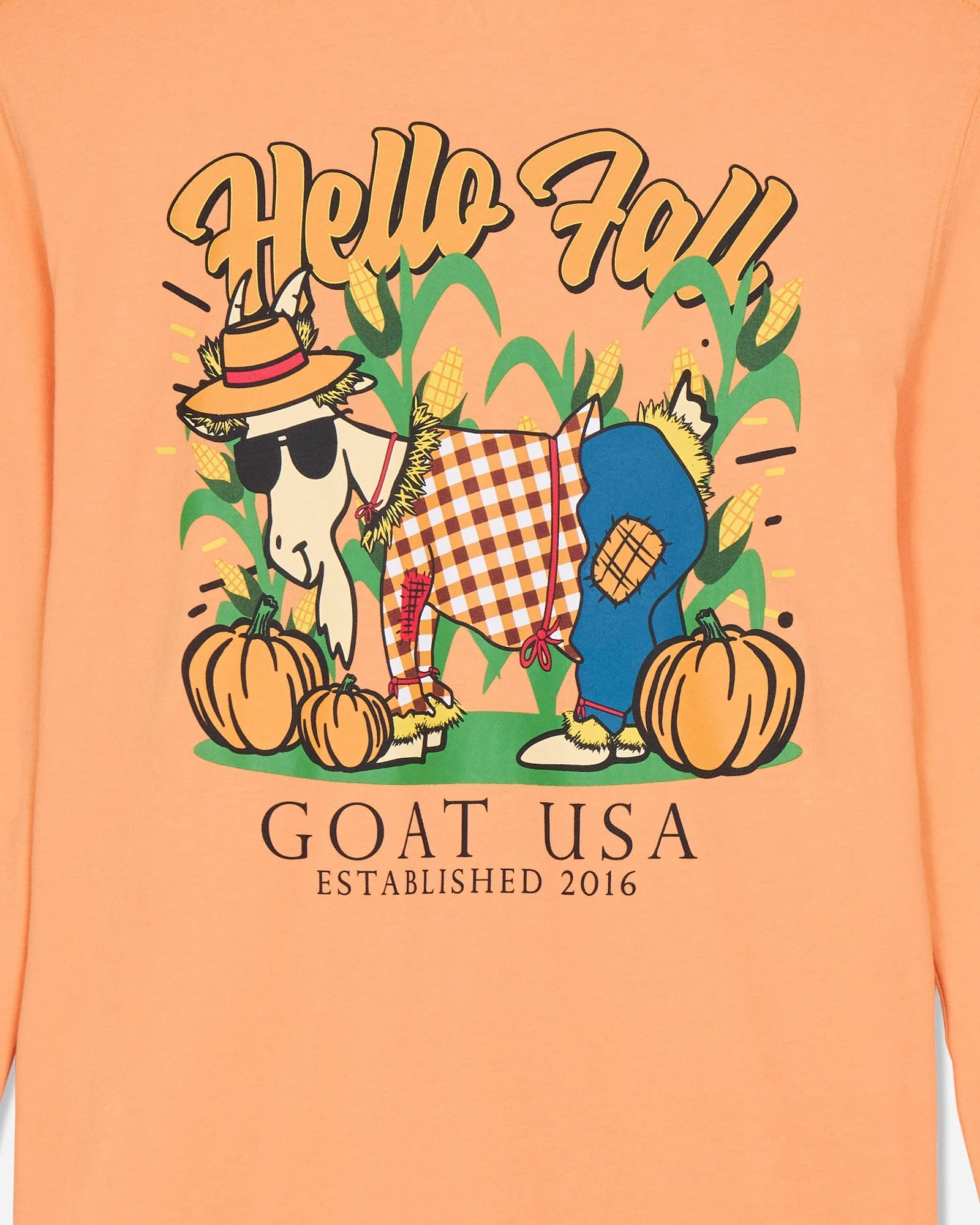 Kids' Hello Fall Long Sleeve T-Shirt