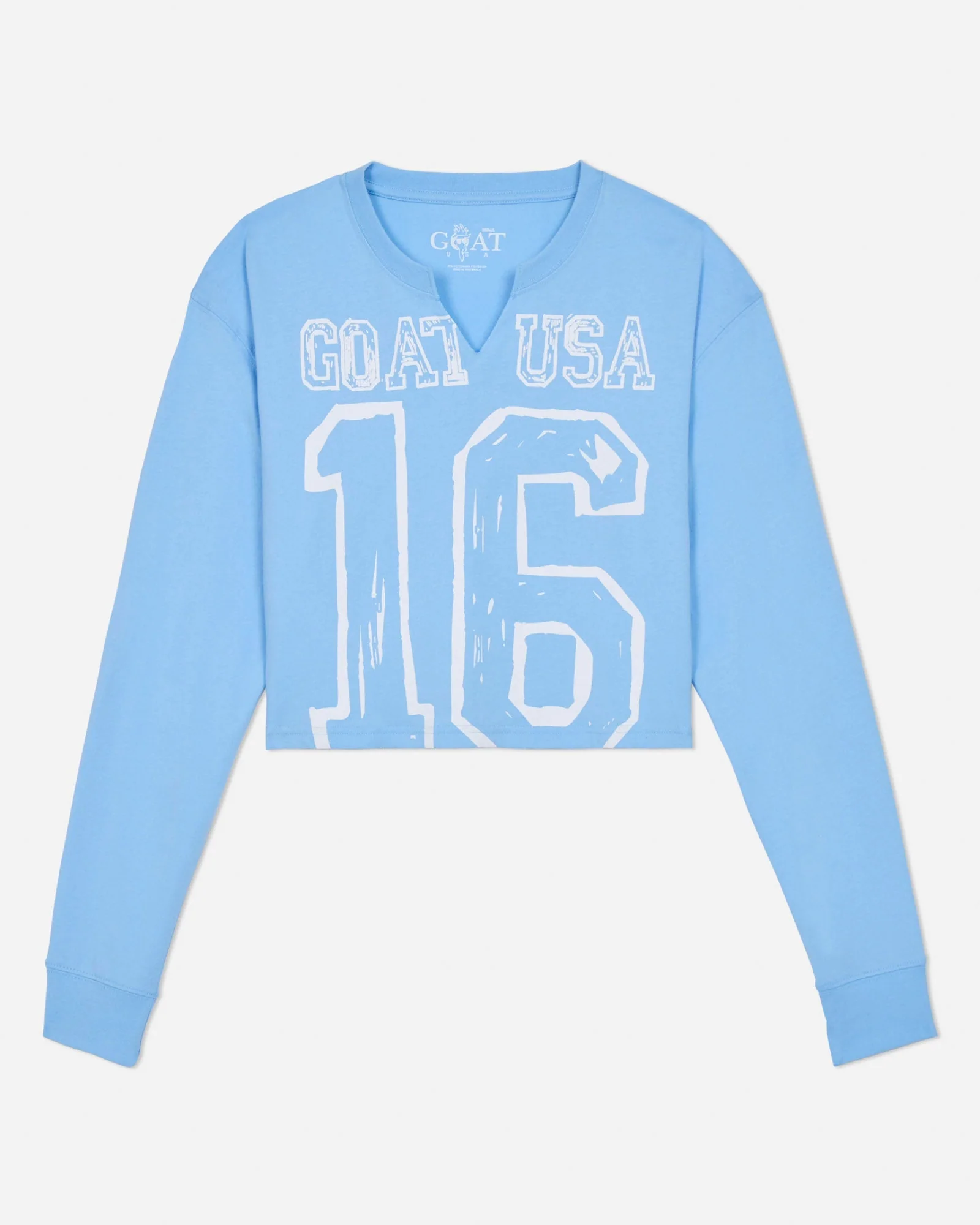 6441-girls-goat-usa-crop-long-sleeve-t-shirt-1.webp Girls' GOAT USA Crop Long Sleeve T-Shirt