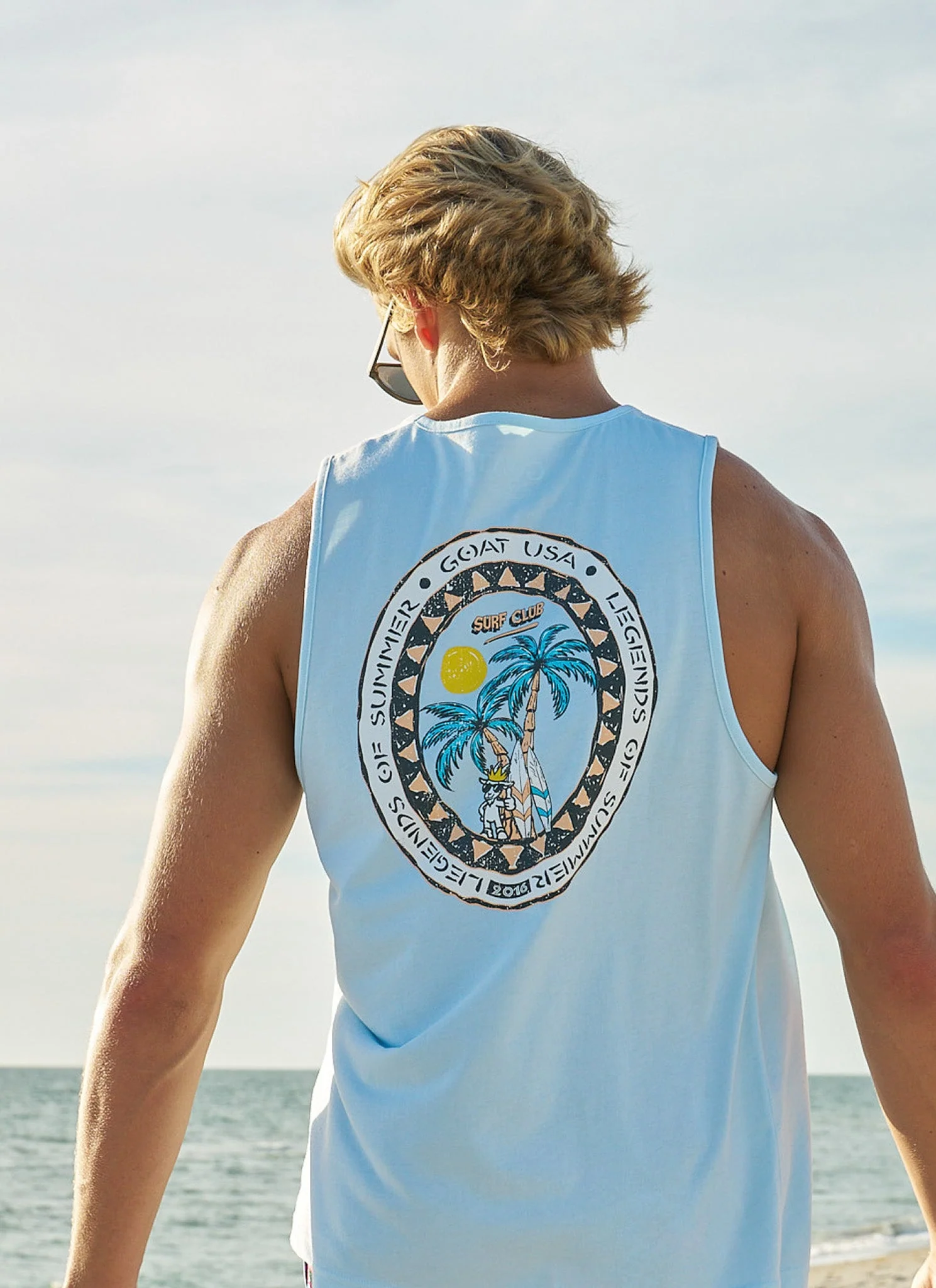 Legends of Summer Palm Tank Top