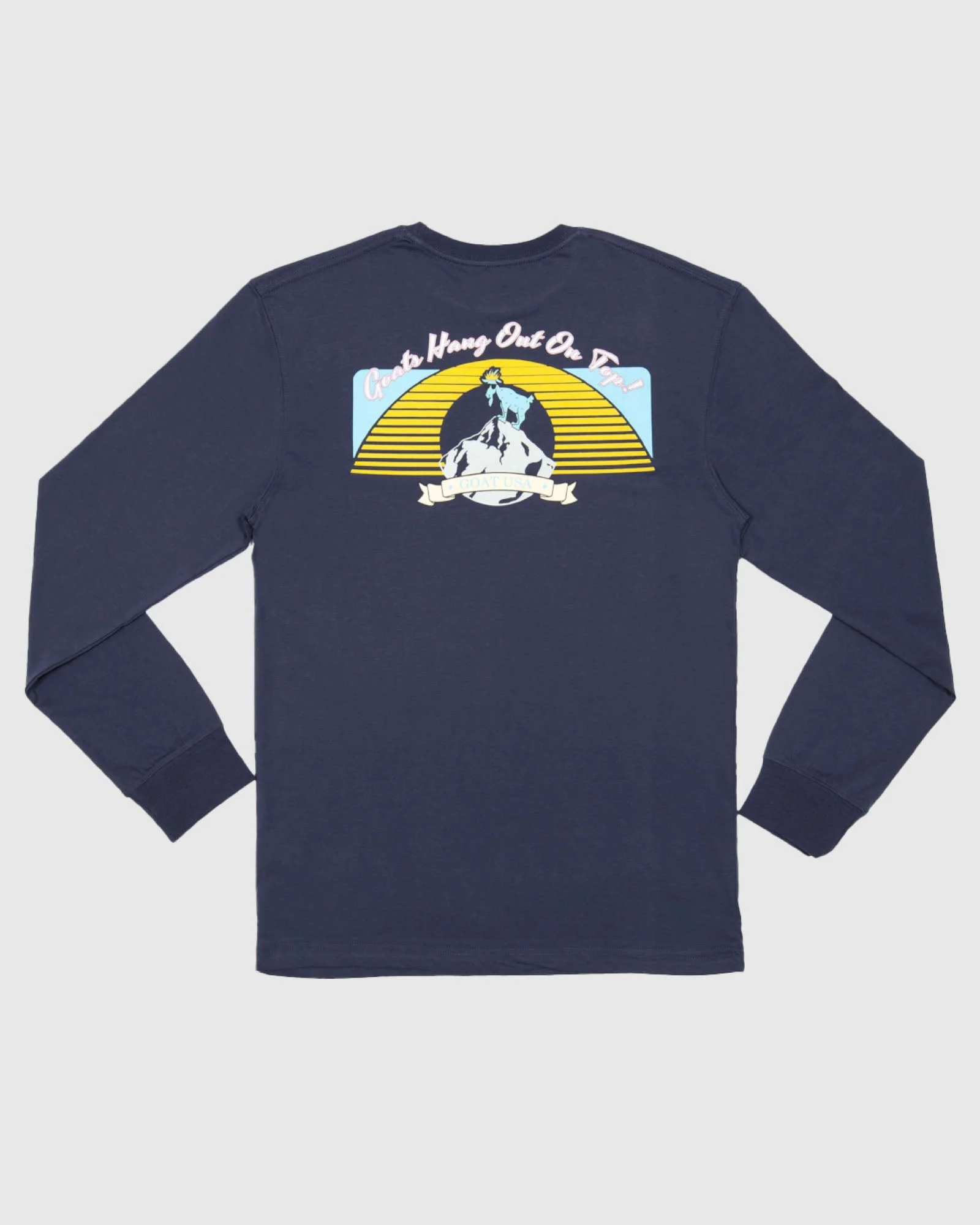 Kids' GOATs Hang Out On Top Long Sleeve T-Shirt